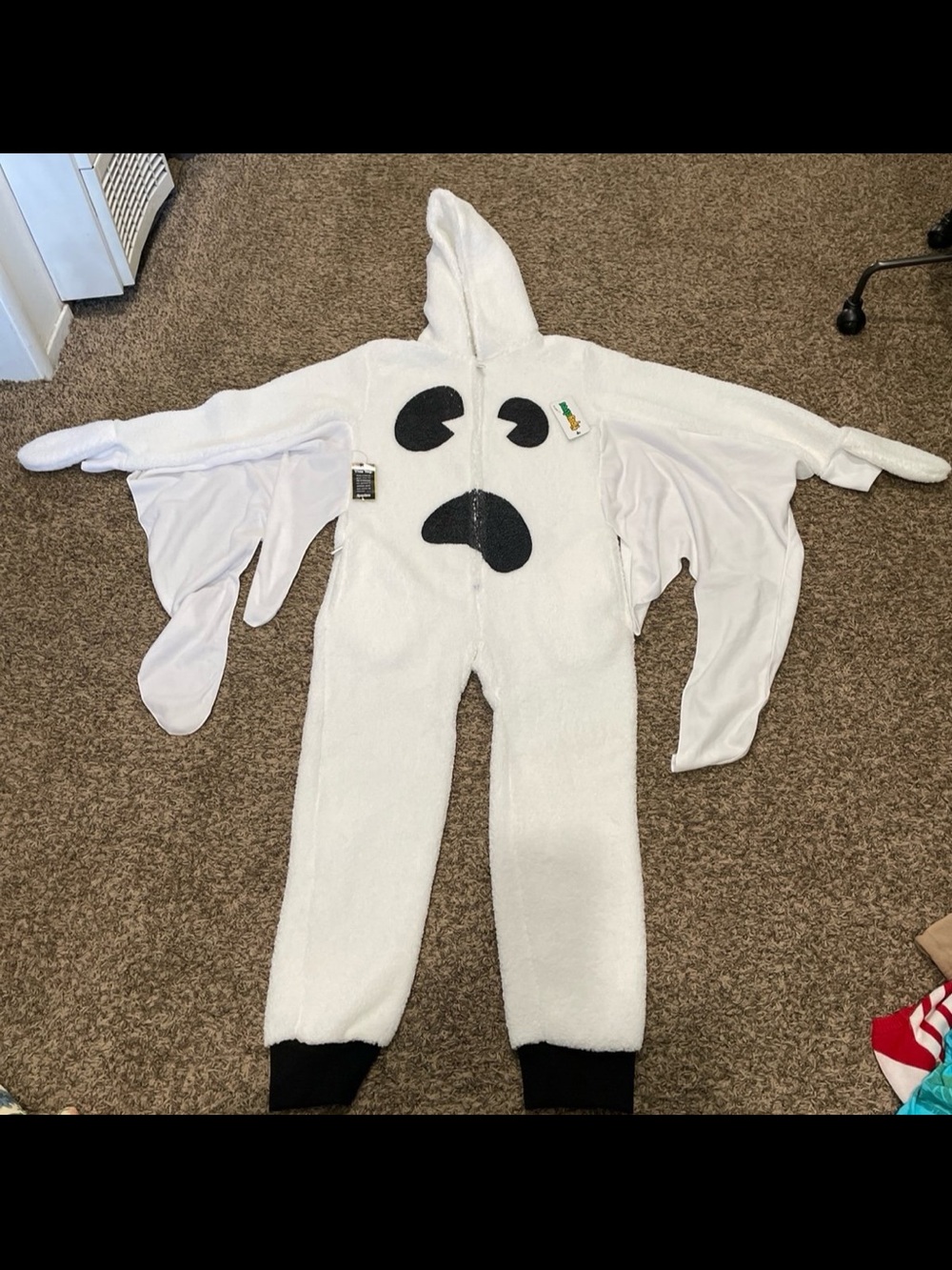 tipsy elves, NWT Sherpa, one piece ghost costume adult small